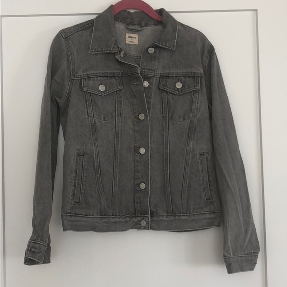 GAP Jackets & Coats Grey Womens Jean Jacket Poshmark